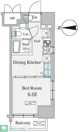 Totsu Residence Kaminarimonの物件間取画像
